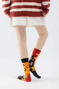Witch Cute Cotton Crew Socks - Soft Above Ankle Sock Gifts